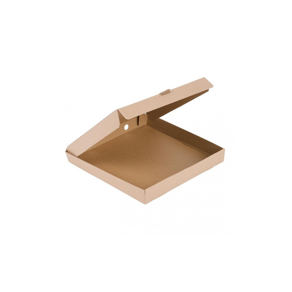 Boîte à pizza kraft avec papier ingraissable Boîte à pizza kraft avec papier ingraissable