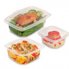 Barquettes en plastique