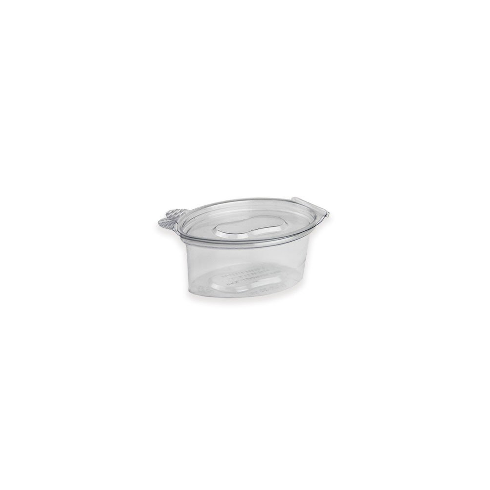 Pots à sauce en plastique  avec couvercle
