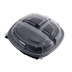 Barquette noire Marmipack  3 Compartiment