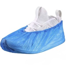 Surchaussures en PE bleu
