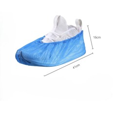 Surchaussures en PE bleu