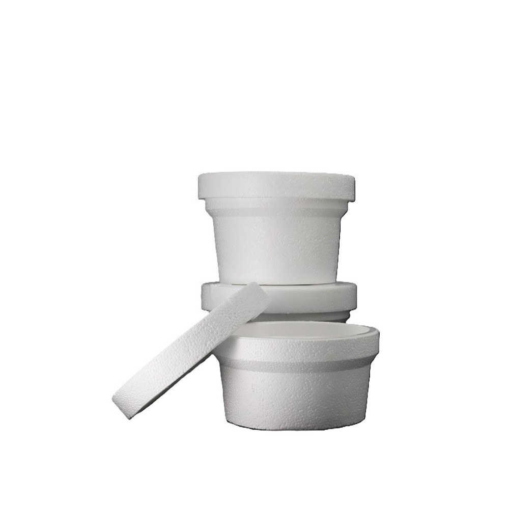Boîtes à glaces en polystyrène expansé