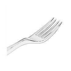 Fourchette en plastique transparent