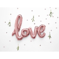 BALLON FOIL love ROSE GOLD