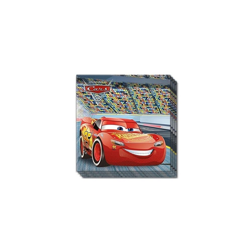 PAP SERV 33x33CM CARS